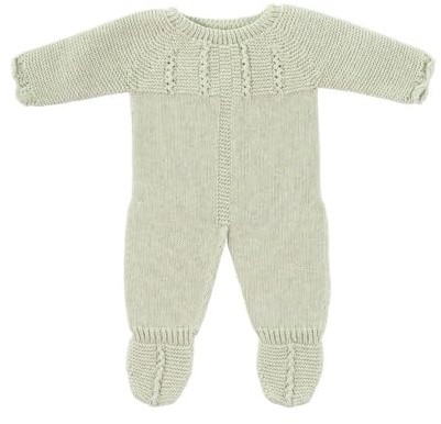 Miniland Strickpyjama, grün, für 40cm Puppen recycelten Fasern. Miniland Dolls