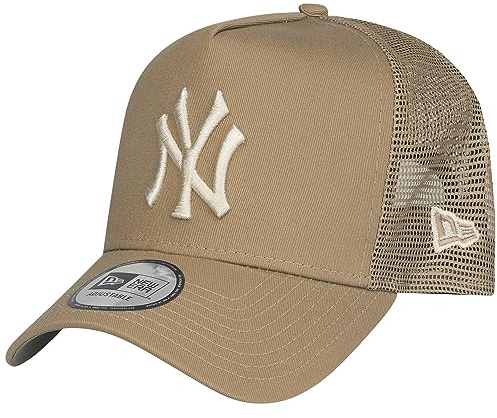 New Era Snapback Trucker Cap - New York Yankees Khaki
