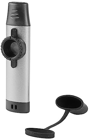 Kazoo, Helle Farbe, Kazoo-Musikinstrument, Aluminium und ABS, Langlebig, Leicht zu Spielen für Auftritte (SILVER)
