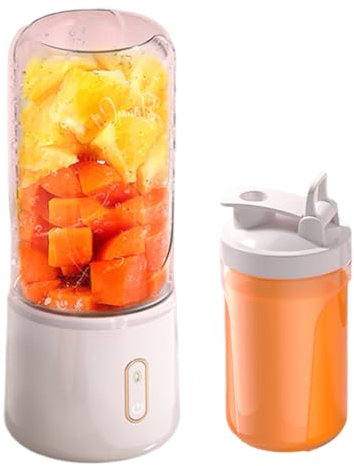 Liwankaqi Mixeur personnel portable rechargeable par USB de 500 ml, étanche pour milkshakes et smoothies, forte puissance de coupe de 12 V avec 12 lames pour sports de plein air
