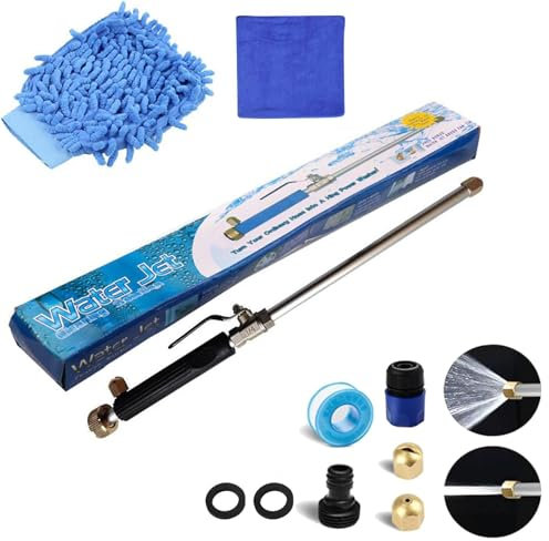 Jet Sono Hochdruckreiniger, Jetsono Hochdruckreiniger, 2-in-1 Hochdruck-Hochdruckreiniger mit 2 Strahl-verschiedenen Düsen und Schlauch-Schnellanschlüssen, tragbares