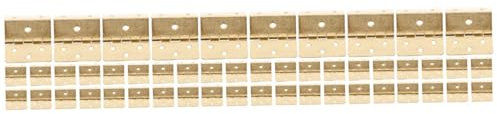 Uonlytech 50stücke Vintage Möbel Scharniere Teiliges Dreifach Robust Rostfrei Für Küchenschränke Möbel Einfache Installation Antike Oberfläche Für Langlebige Nutzung