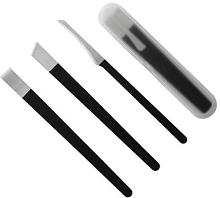 IWOWHERO 4pièces Set De Coupe-ongles Avec Pour Pédicure Et Soins Des Mains Outils De Polissage Sac De Transport Inclus