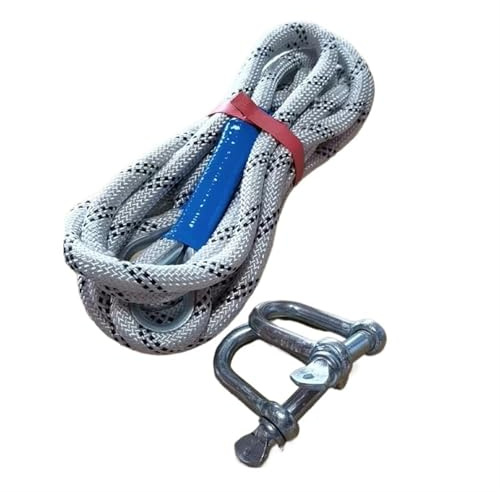 SHENJMAI Corda di Traino Corda di Traino for Auto da 5 m/7 m 10T, più Misure, Corda di Traino for rimorchi Esterni for Auto, Corda di Emergenza(7M10T)
