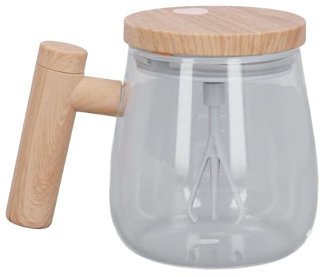 Glass Electric Self Stirring Coffee Cup High Speed Mixing Mug Tea Protein Powder 400ml