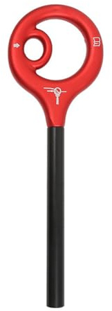 SkyPOOU Descendeur multifonction 9 formes pour l'escalade et la descente en rappel, figurines professionnelles en alliage d'aluminium, 9 descendeurs pour descendre en rappel, équipement d'escalade