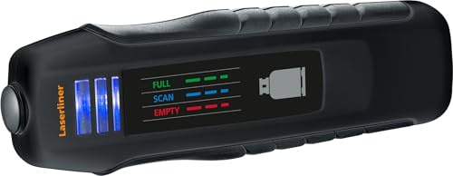 Laserliner GasCheck - Misuratore per bombole di gas, indicatore di livello | Tester del livello di gas per bombole in acciaio GPL, 5 kg e 11 kg, ideale per campeggio, barbecue, stufa a gas