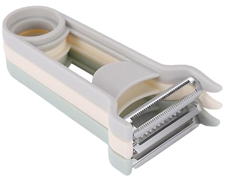 Pelapatate da cucina | Grattugia Manuale Ergonomica 3 Pezzi | Pelapatate e grattugia per verdure, per verdure cetriolo cavolo zucchine Pera Mango e Papaya