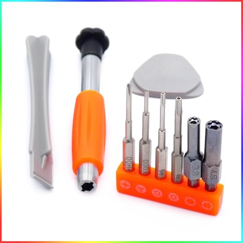 AKbase Schraubendreher Set Torx Orange Passend für Konsolen für NINTENDO für SNES für PS3 für PS4 für PlayStation für Xbox für PSP für PSV für Game Boy für WII für Sega