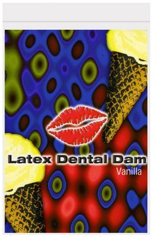 Lixx by Trustex Latex Dams Dental Dams Vanilla Flavor 12 count