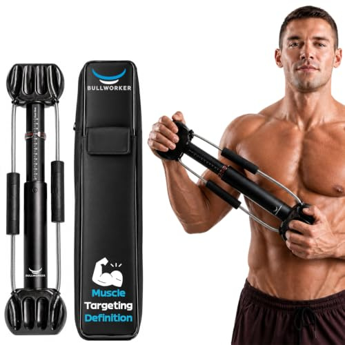 Bullworker Stahlbogen 50 cm - Tragbares Heimfitnessgerät & Gerät für isometrische Übungen für Arme, Brust, Rücken, Schultern, Rumpf, Bizeps, Trizeps, Bauchmuskeln - Krafttrainingsgerät