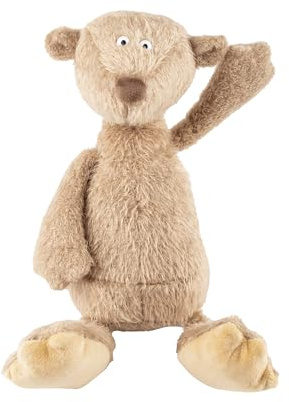 Sigikid Beasts gosedjur för vuxna och barn, björn, aska Goood!, brun, 37730