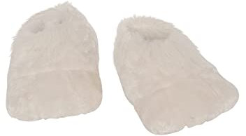 Rubies Damen Plüsch-Bunny-fußschuhe Kostümschuhe, Weiss/opulenter Garten, Einheitsgröße