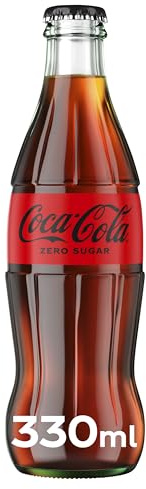 Bottiglie di vetro Coca-Cola Zero 330ml (Confezione da 24)