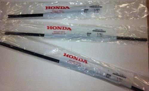 Genuine OEM Honda 2011-2013 Odyssey Wiper Insert Set Front and Rear 76622-SDA-A01, 76632-SHJ-A01, 76622-S3Y-A01