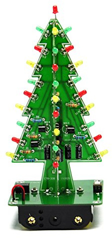 Gikfun 3D Christmas Tree Led DIY Kit Flash Circuit LED EK1719U