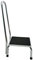 Trittstufe Tritthocker Tritthocker aus Metall mit gebogener Haltegriff -