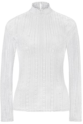 Stockerpoint Damen Nikita Trachtenshirt, Weiss, XL