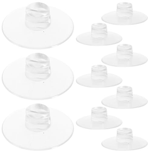 MAGICLULU 12pcs Suction Cable Clips with Large Suction Cups, Silicone Cable Organizer for Tile and Glass, Firm Wire Holders for Fairy Lights, Bathroom and Kitchen Use