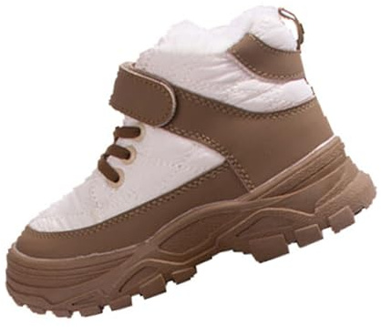 Toddler Snow Boots Outdoor Winter Warm Shoes, Boys Girls Waterproof Walking Boots Non Slip Warm Fur Lined School Shoes Hiking ski suits footwear