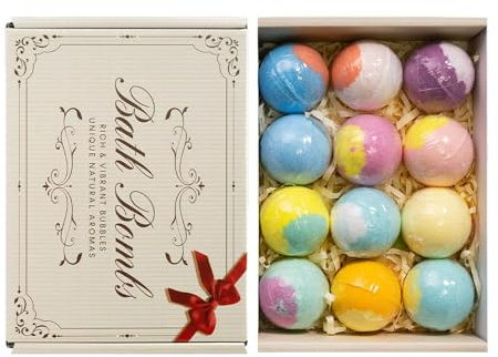 Duschbollar,Handgjorda bubbelbadstillbehör | 12-pack doftande duschbomber,För kvinnor, flickvän, fru, mamma, hotell, badrum