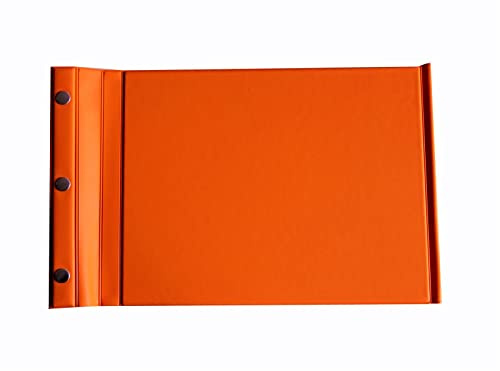 Wechselmappe, Original GGM, mit 3 Druckknöpfen DIN A4 Farbe: orange