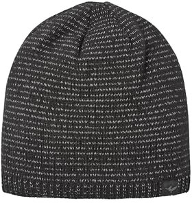 SEALSKINZ Unisex Wasserdichte Strickmütze mit reflektierenden Nähten – Schwarz, L/XL