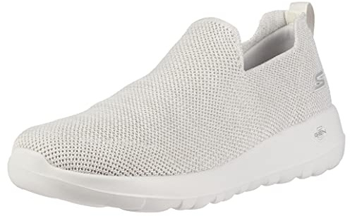 Skechers Go Walk MAX-Athletic Air Mesh - Tenis para Caminar para Hombre, Color Blanco Roto, Talla 8 de Reino Unido