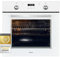 Exquisit® Horno empotrable capacidad 75,6 litros, color blanco, 9 programas, temperatura de 50-250 °C, iluminación LED, programa de pizza, rejilla para grill, bandeja para hornear, eficiencia A