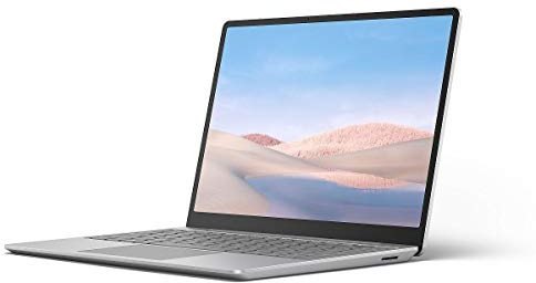 2020 Microsoft Surface Laptop Go con Intel Core i5-1035G1 (12,4 pulgadas, 4 GB RAM, 64 GB SSD) (QWERTY inglés), platino (reacondicionado)