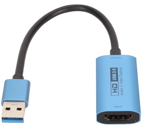 Scheda di Acquisizione Video, Ingresso 4K a 30 Hz Ingresso 1080P a 60 Hz Uscita Tipo C Interfaccia USB 3.0, Scheda di Acquisizione HDMI per OSX per One per PS3 per PS5 (Z29D)
