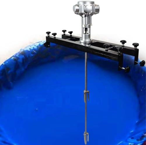 Pneumatischer Mischer für IBC-Tank, 1000 l, 1/2 PS, pneumatischer Farbmischer, industrielle Mischmaschine für Tintenbeschichtungen, mit Stützaufhängung, Farbrührmaschine für Tintenlöser-Rührwerk