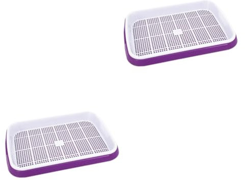 INOOMP Set da 2 Pezzi per La Produzione di Materiale Pp con Vassoio per Lacqua E Terriccio Ad Alta velocità di Germogliamento Facile da Usare