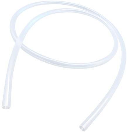 LAVMHAB Silikonschlauch 5mm x 7mm 2 Meter Länge, Lebensmitteltaugliche Schläuche Flexibler Schlauch Klar Wasser Luft Rohre für die Pumpe übertragen