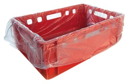 1000 HDPE Säcke E3-E2 Kistenbeutel 600+420x650 mm