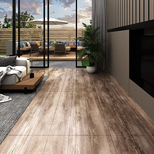 Baumaterialien, Bodenbelag & Teppich Selbstklebend PVC Bodenbelag Dielen 5,21m? 2mm Holzwaschung