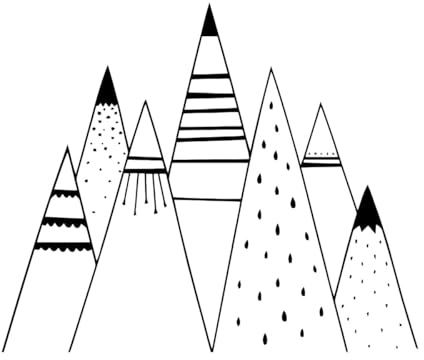 Wandtattoo Berg, Wandsticker Berg, Wandbild Berg, Wandsticker Berg, Wandbild Berg, Wandbild Berg, Wandbild Berg, Wandbild Berg-L-57x68cm-Black
