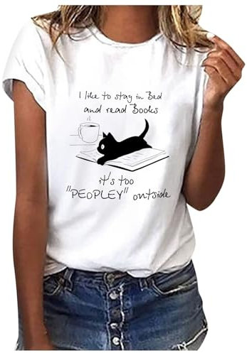 Damen Weihnachtsshirt Damen t-Shirts mit Ausschnitt blusen Damen Uni Damen Sommer Oberteile lang Tunika Weiss Damen Langarm Oberteil Spitze Damen Langarm Langarm top Damen Weste Damen frühling