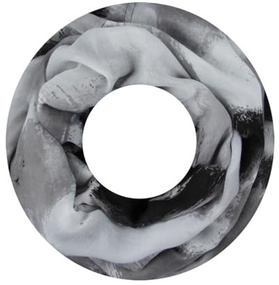 Majea Damen Loop Schal Schlauchschal Halstuch (880021) (grau 1)