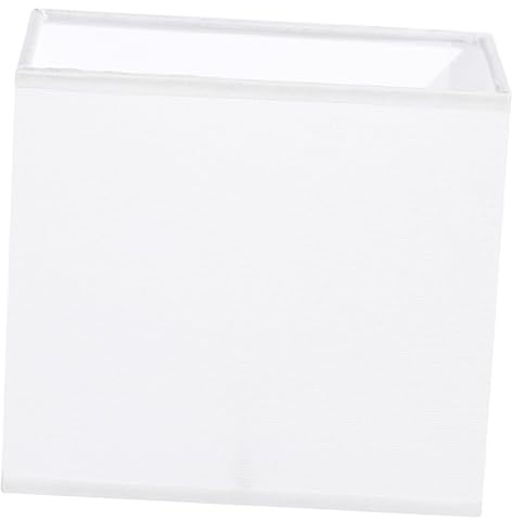 Tidtaleo Paralume Rettangolare in Tessuto Per Lampada Da Tavolo Accessorio Semplice E Pratico Per Soggiorno E Camera Paralume Di Ricambio Per Illuminazione Calda E Protettiva