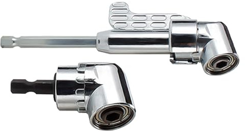 Bohrmaschine mit rechtwinkligem Winkel – 105 ° Vierkantbohrer-Set | Multifunktionale Bohrer, Schraubendreher-Set, Elektrowerkzeuge für Torsionsschrauben, ideal für enge Räume