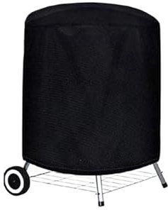 LOVSSU Tapa para Barbacoa Funda de Tela 210D for Barbacoa Redonda de Exterior, Impermeable, for fogatas, Horno, Resistente, for brasero para Barbacoa(58x77cm 210D)
