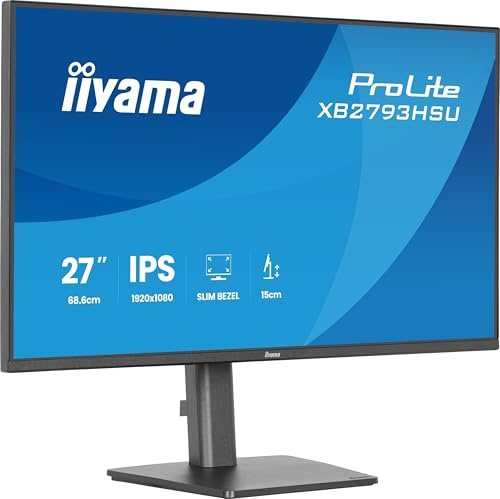 iiyama XB2793HSU-B1-27, IPS, 1920 x 1080/120 Hz, USB Hub, 1H1DP, HAS