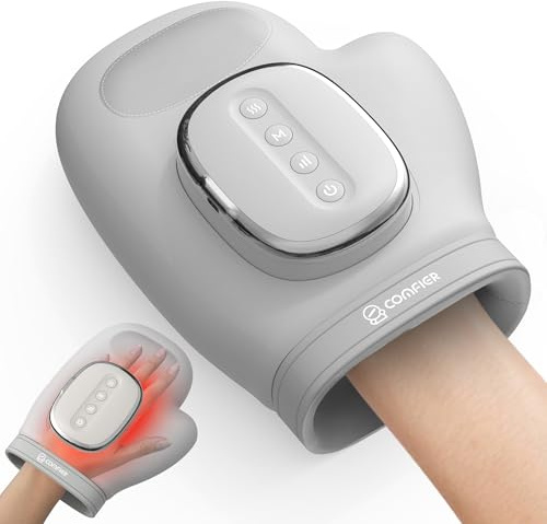COMFIER Masseur de mains sans fil avec chaleur et compression