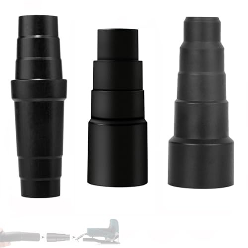Universal Vacuum Adapter, 3 Pcs Vacuum Clearner Adapter for Power Tools,Sander Dust Extraction Hose Adaptor for Makita Random Orbital Sander, Jigsaw,