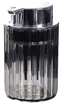 Homeponnew Botella espumosa de relleno de loción de champú tipo empuje, botella de 7 x 8 x 7 cm, espuma adecuada para baño y uso diario y puede proteger eficazmente a las personas de 39 años (gris)
