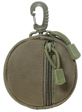 Bolsas de almacenamiento multifuncionales con cremalleras redondas para exteriores con clip ABS de separación rápida, tela resistente a la abrasión, bolsa de almacenamiento multifuncional para equipos