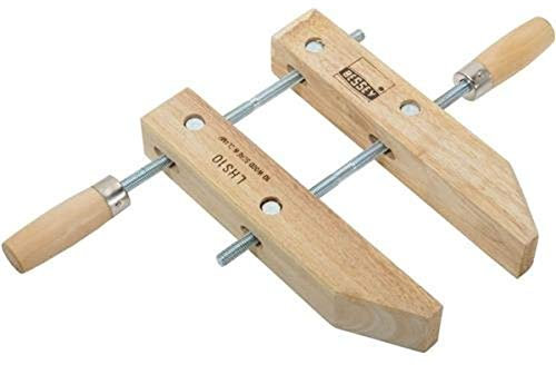 Bessey LHS-10 10-Inch Wood Handscrew Clamp, Black