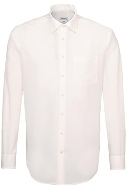 Seidensticker Herren Business-Hemd - Regular Fit - Bügelfrei - Kent Kragen - Langarm - 100% Baumwolle
