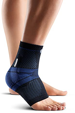 Bauerfeind - MalleoTrain - Ankle Support Brace - Helps Stabilize the Ankle Muscles and Joints For Injury Healing and Pain Relief - Left Foot - Size 3 - Color Black